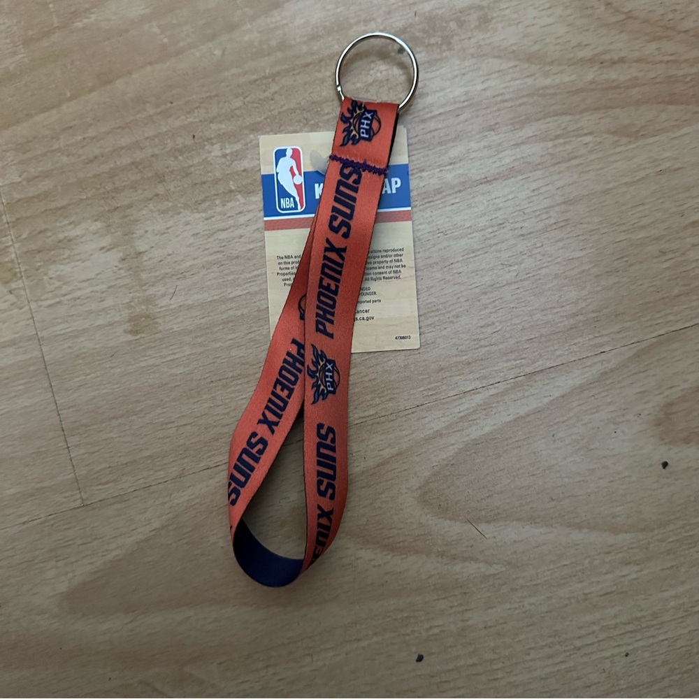 Brand New 7” Phoenix Suns NBA Orange Key Strap